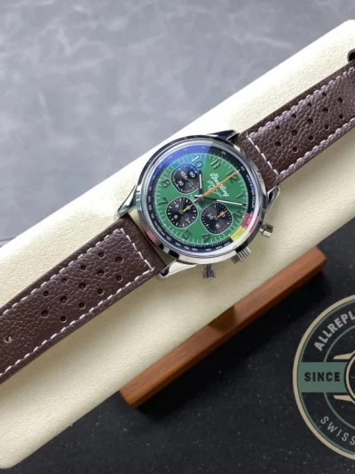 Replica Breitling Top Time Green Dial 41 mm AB01762A1L1X1 - Swiss Movement Replica Watch