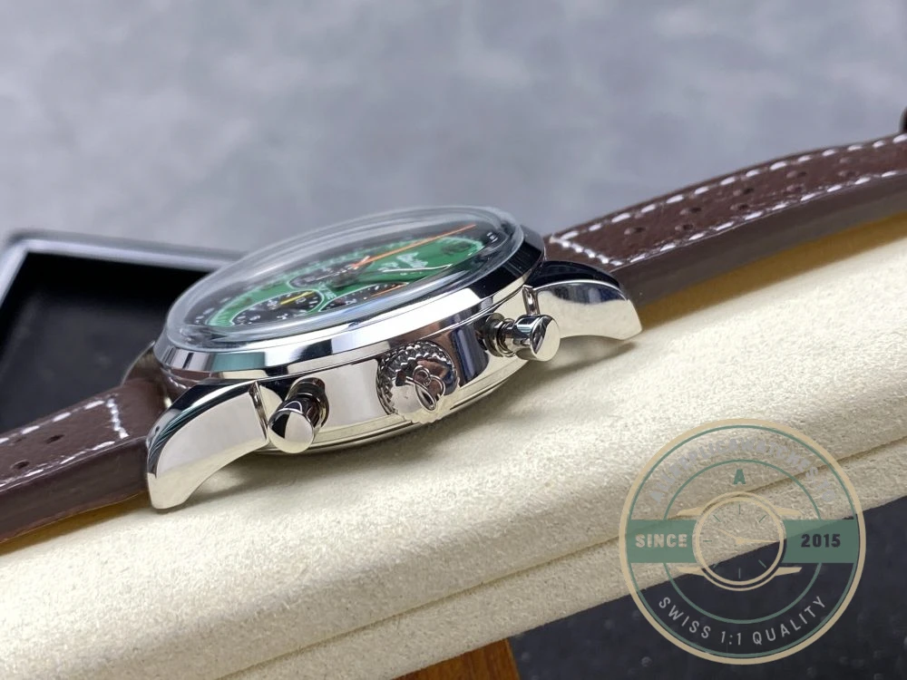 Replica Breitling Top Time Green Dial 41 mm AB01762A1L1X1 - Budget Luxury Replica Watch