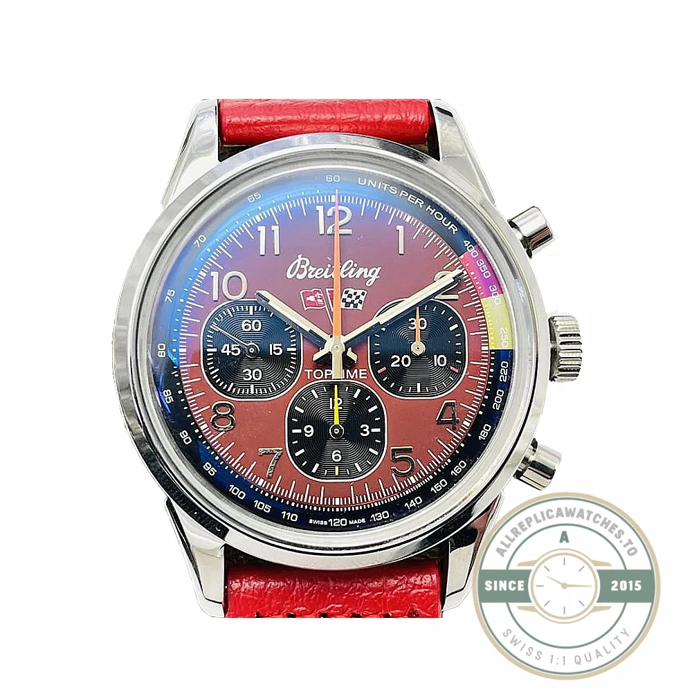 Replica Breitling Top Time Red Dial 41 mm AB01761A1K1X1 - Affordable Luxury Replica Timepiece