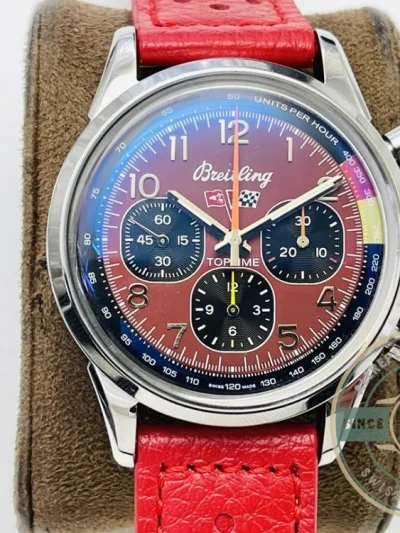 Replica Breitling Top Time Red Dial 41 mm AB01761A1K1X1 - Best Quality Replica Watch