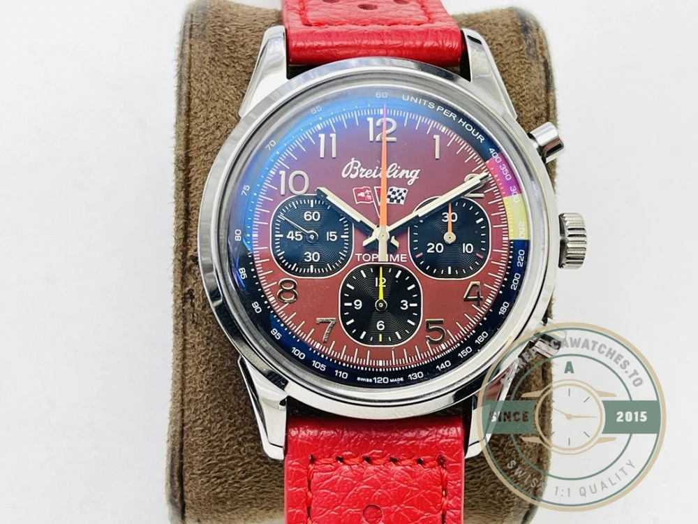 Replica Breitling Top Time Red Dial 41 mm AB01761A1K1X1 - Best Quality Replica Watch
