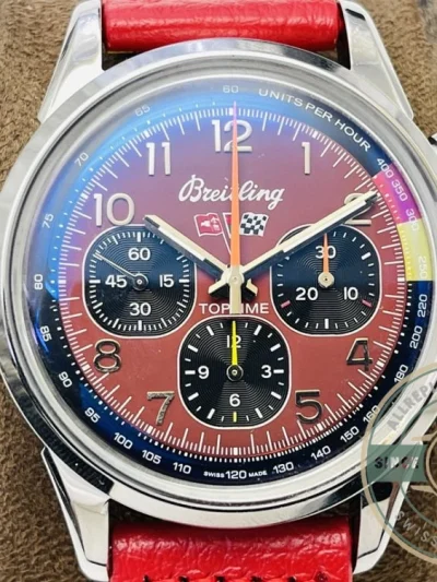 Replica Breitling Top Time Red Dial 41 mm AB01761A1K1X1 - Best Quality Replica Watch