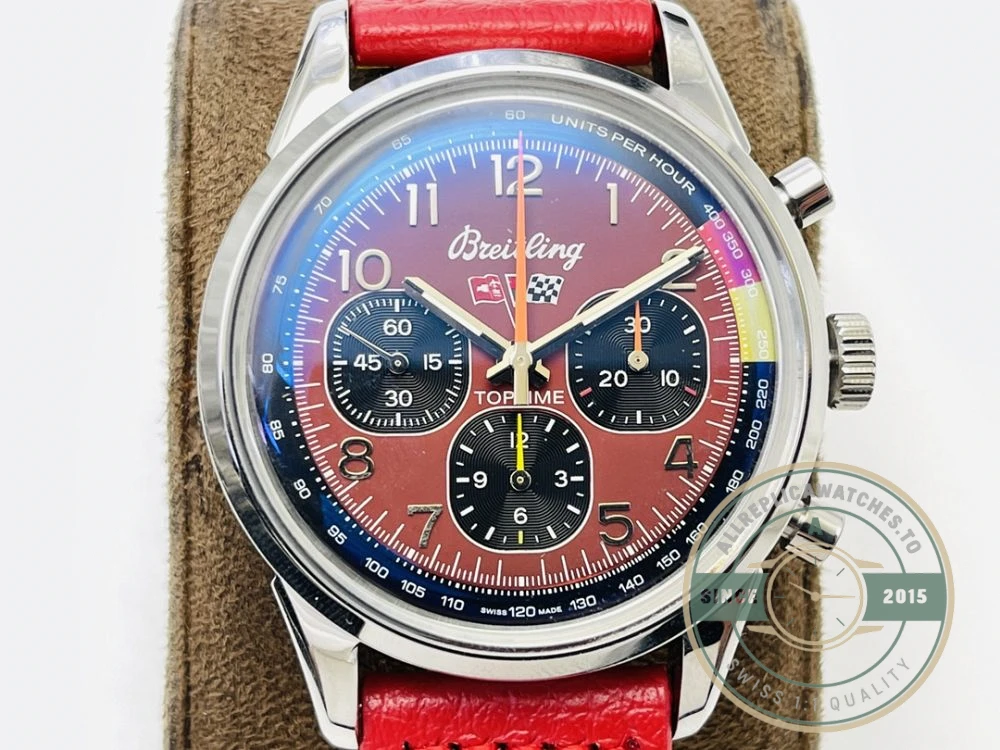 Replica Breitling Top Time Red Dial 41 mm AB01761A1K1X1 - Best Quality Replica Watch