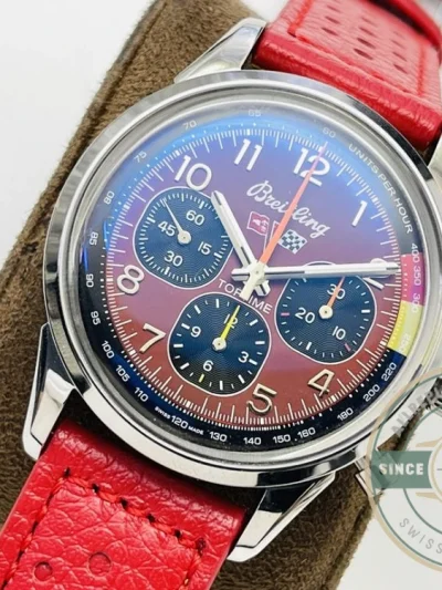 Replica Breitling Top Time Red Dial 41 mm AB01761A1K1X1 - Factory Super Clone Watch