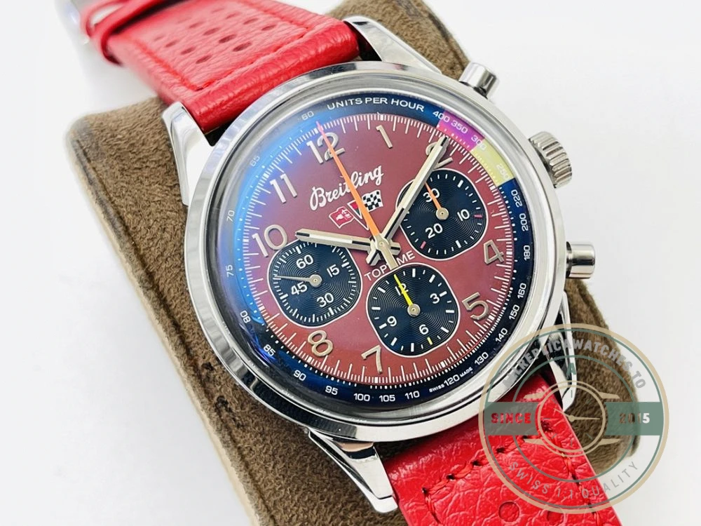 Replica Breitling Top Time Red Dial 41 mm AB01761A1K1X1 - Budget Luxury Replica Watch