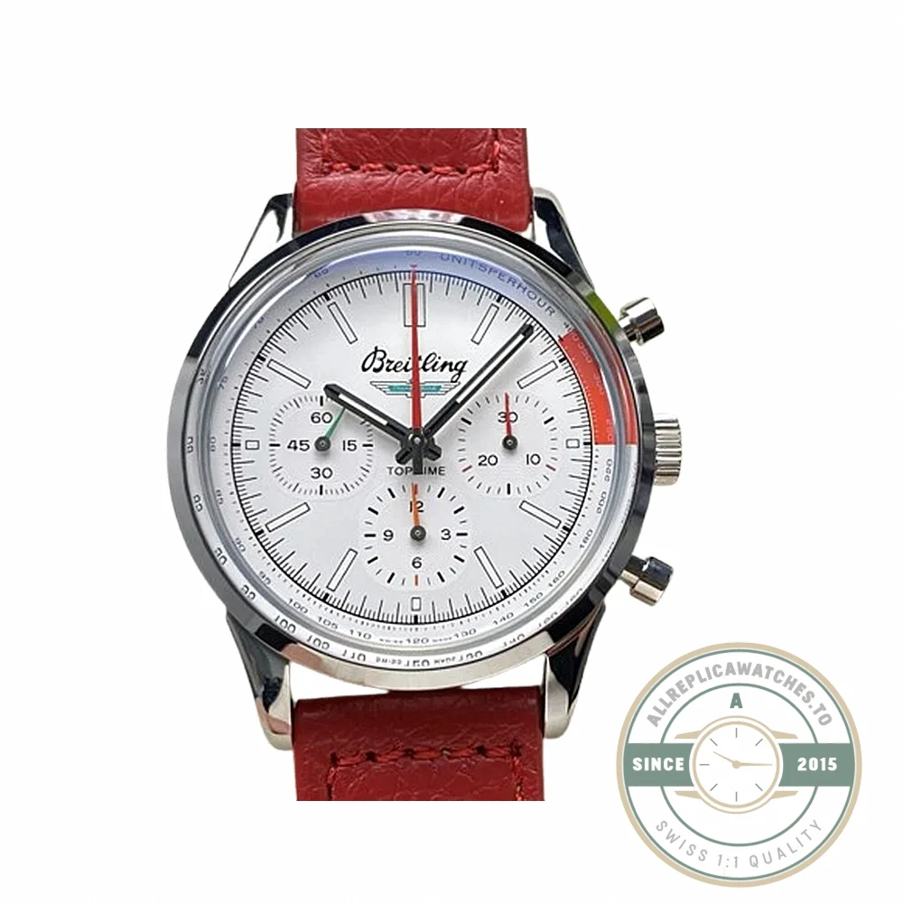Replica Breitling Top Time White Dial 41 mm AB01766A1A1X1 - Budget Luxury Replica Watch