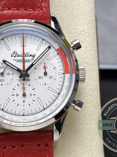 Replica Breitling Top Time White Dial 41 mm AB01766A1A1X1 - 1:1 Swiss Replica Watch