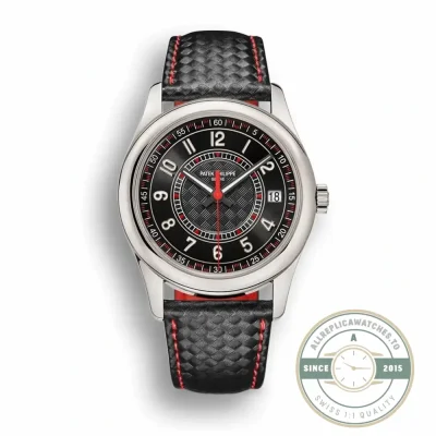 Replica Calatrava 6007G-010 Patek Philippe DATE, SWEEP SECONDS. 40 mm, White gold - Affordable Luxury Replica Timepiece