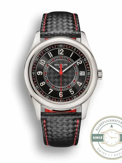 Replica Calatrava 6007G-010 Patek Philippe DATE, SWEEP SECONDS. 40 mm, White gold - Affordable Luxury Replica Timepiece