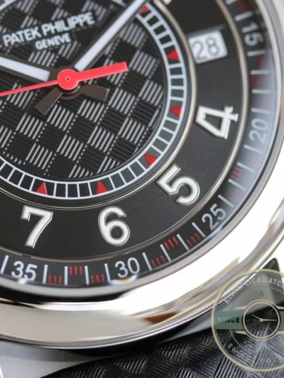 Replica Calatrava 6007G-010 Patek Philippe DATE, SWEEP SECONDS. 40 mm, White gold - Budget Luxury Replica Watch