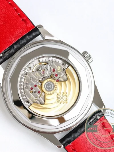 Replica Calatrava 6007G-010 Patek Philippe DATE, SWEEP SECONDS. 40 mm, White gold - Swiss-Made Clone Watch