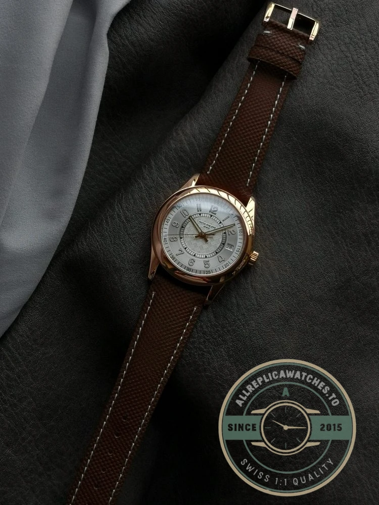 Replica Calatrava 6007G-011 Patek Philippe DATE, SWEEP SECONDS. 40 mm, White Dial - Budget Luxury Replica Watch