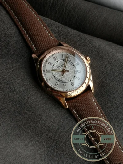 Replica Calatrava 6007G-011 Patek Philippe DATE, SWEEP SECONDS. 40 mm, White Dial - Swiss-Made Clone Watch
