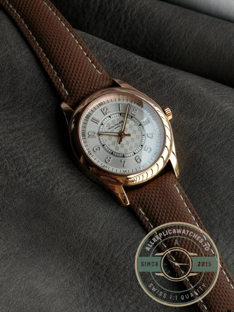 Replica Calatrava 6007G-011 Patek Philippe DATE, SWEEP SECONDS. 40 mm, White Dial - Swiss-Made Clone Watch