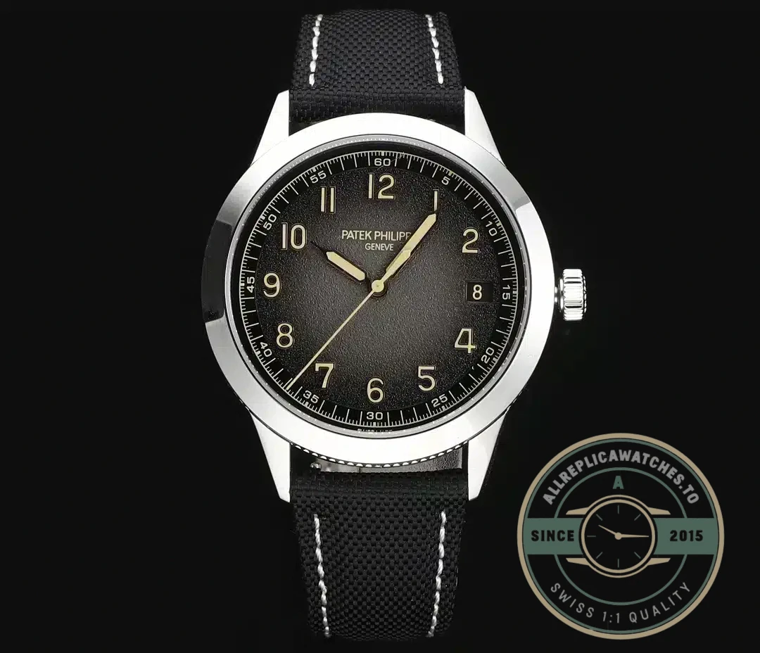 Replica Calatrava DATE, SWEEP SECONDS. 40 mm, Steel, 5226G - Best Quality Replica Watch