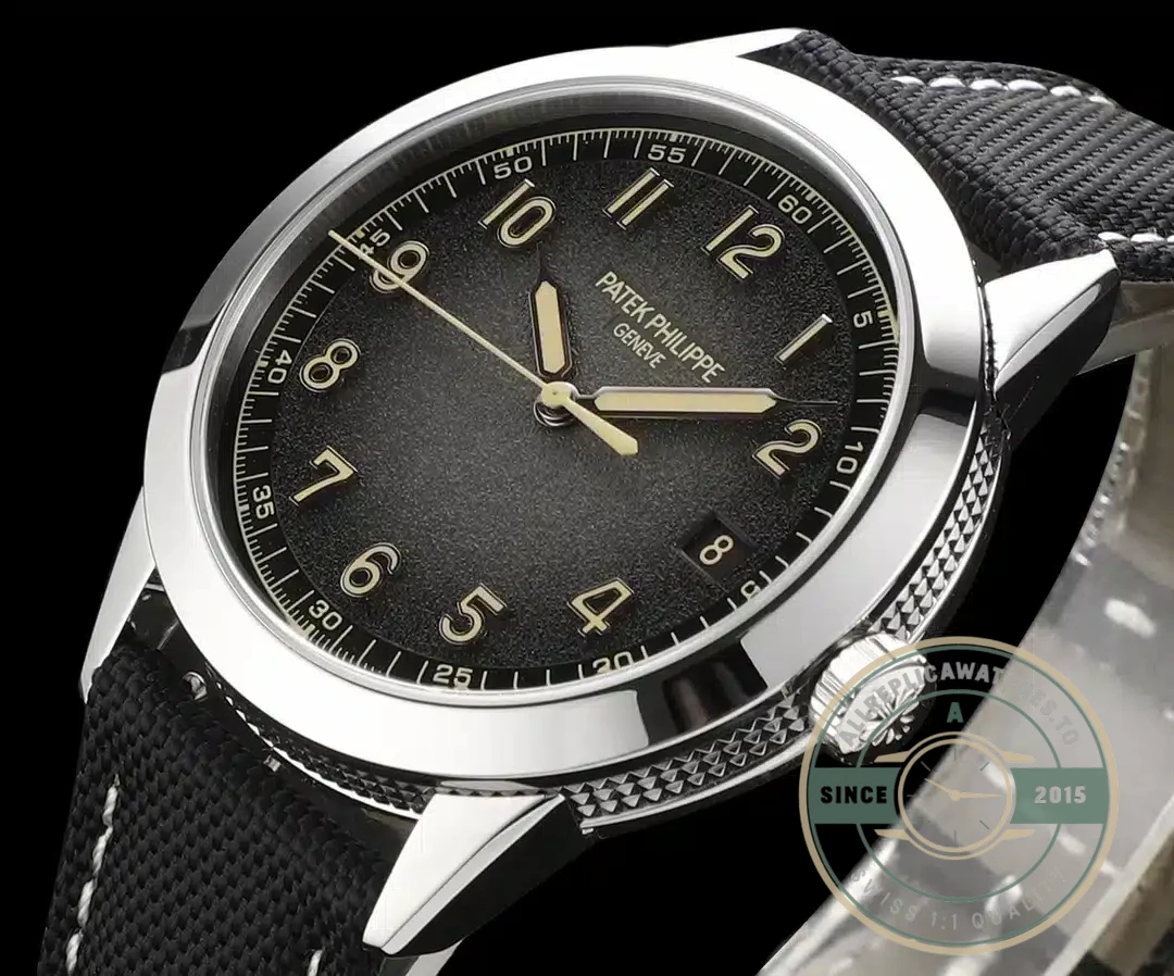 Replica Calatrava DATE, SWEEP SECONDS. 40 mm, Steel, 5226G - Premium Super Clone Watch