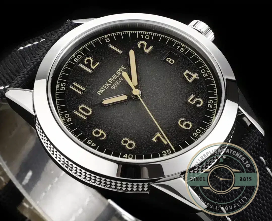 Replica Calatrava DATE, SWEEP SECONDS. 40 mm, Steel, 5226G - Swiss Movement Replica Watch