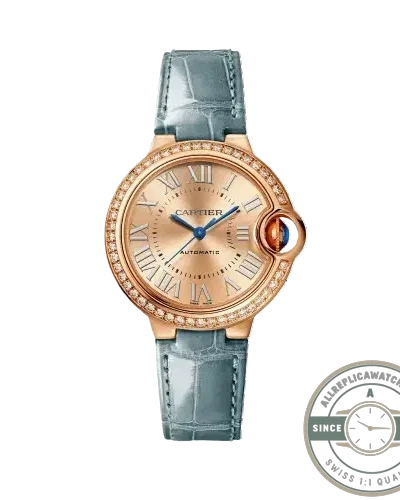 Replica Cartier Ballon Bleu Blue Strap WJBB0076 - Budget Luxury Replica Watch