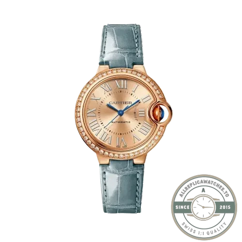 Replica Cartier Ballon Bleu Blue Strap WJBB0076 - Budget Luxury Replica Watch