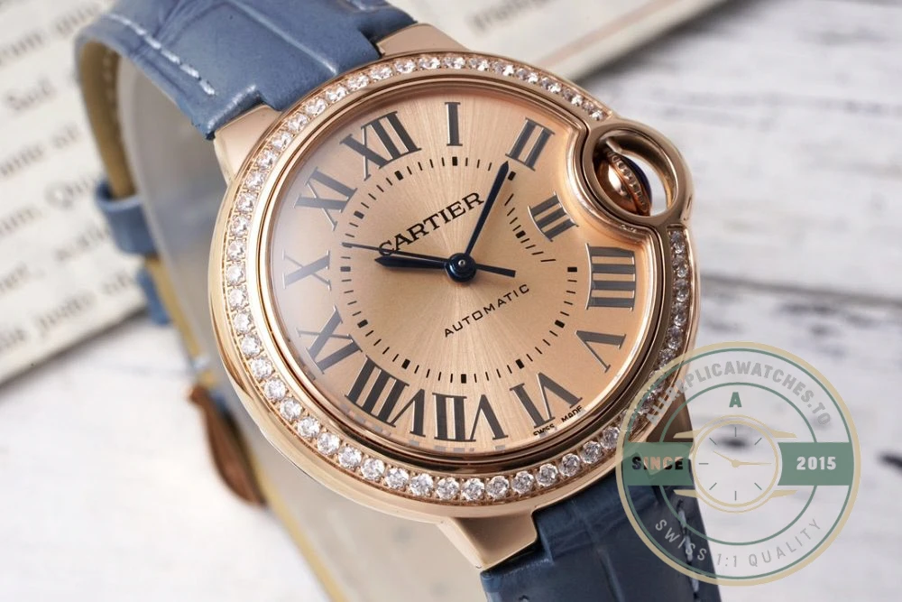 Replica Cartier Ballon Bleu Blue Strap WJBB0076 - Factory Super Clone Watch