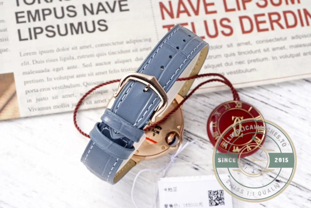Replica Cartier Ballon Bleu Blue Strap WJBB0076 - Best Quality Replica Watch