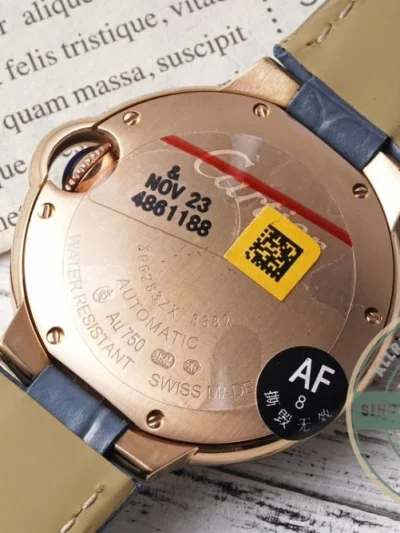 Replica Cartier Ballon Bleu Blue Strap WJBB0076 - Factory Super Clone Watch