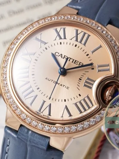 Replica Cartier Ballon Bleu Blue Strap WJBB0076 - High-Grade Replica Watch