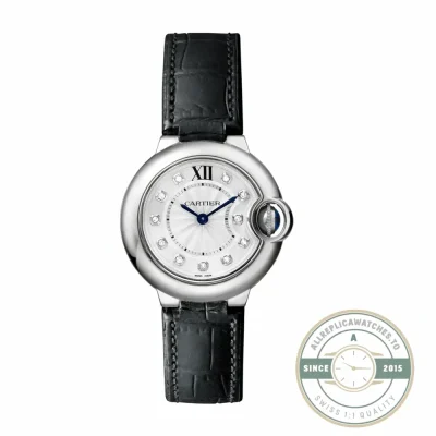 Replica Cartier Ballon Bleu de Cartier Leather Strap W4BB0009 - Swiss-Made Clone Watch