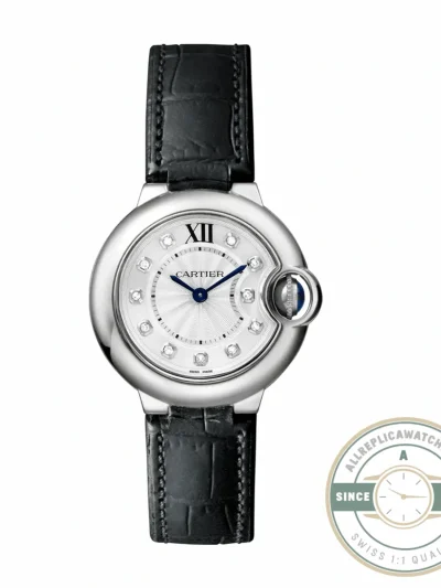 Replica Cartier Ballon Bleu de Cartier Leather Strap W4BB0009 - Swiss-Made Clone Watch