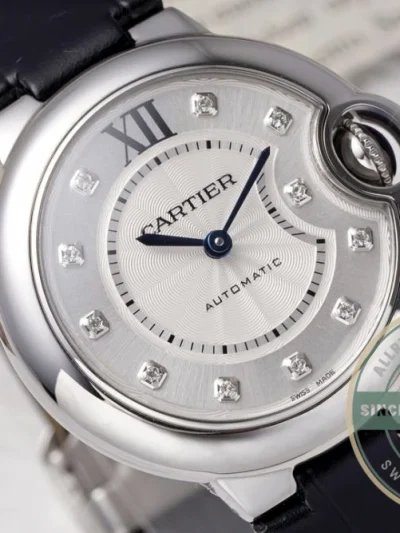 Replica Cartier Ballon Bleu de Cartier Leather Strap W4BB0009 - Top-Tier Swiss Replica Watch