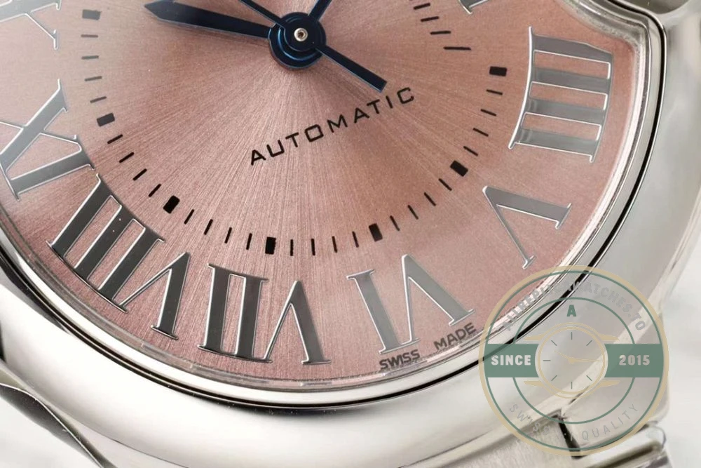 Replica Cartier Ballon Bleu de Cartier Pink Steel Series WSBB0068 - Premium Super Clone Watch