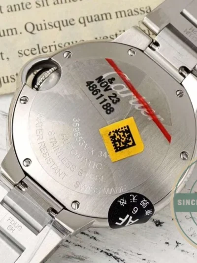 Replica Cartier Ballon Bleu de Cartier Pink Steel Series WSBB0068 - Premium Super Clone Watch