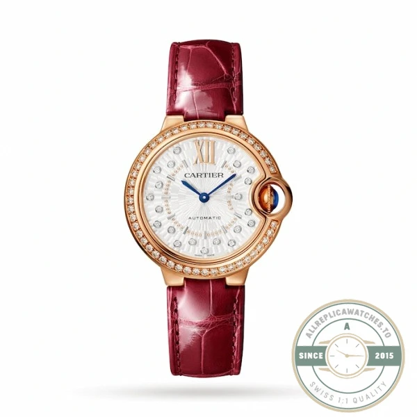 Replica Cartier Ballon Bleu de Cartier Red Strap WJBB0080 - Top-Tier Swiss Replica Watch