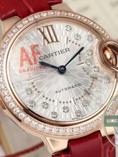 Replica Cartier Ballon Bleu de Cartier Red Strap WJBB0080 - Affordable Luxury Replica Timepiece
