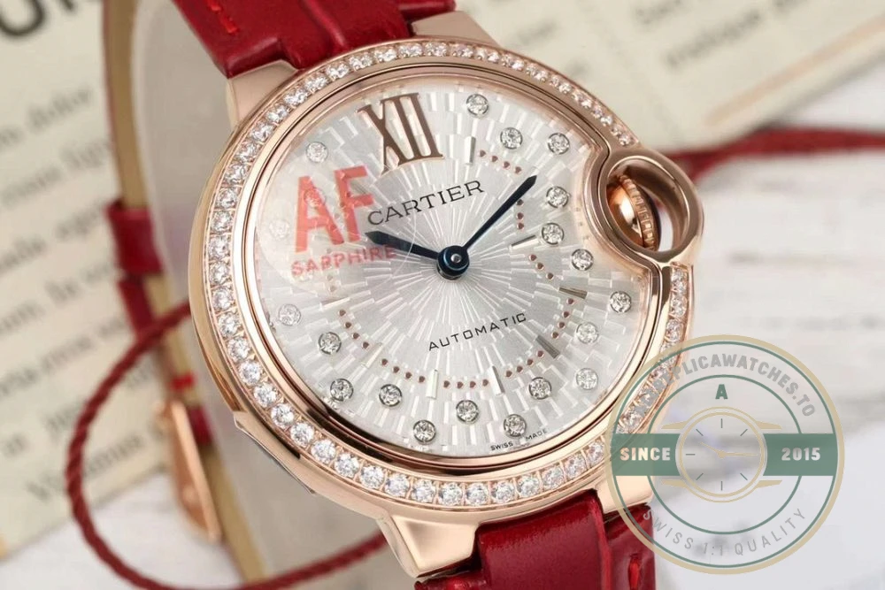 Replica Cartier Ballon Bleu de Cartier Red Strap WJBB0080 - Affordable Luxury Replica Timepiece