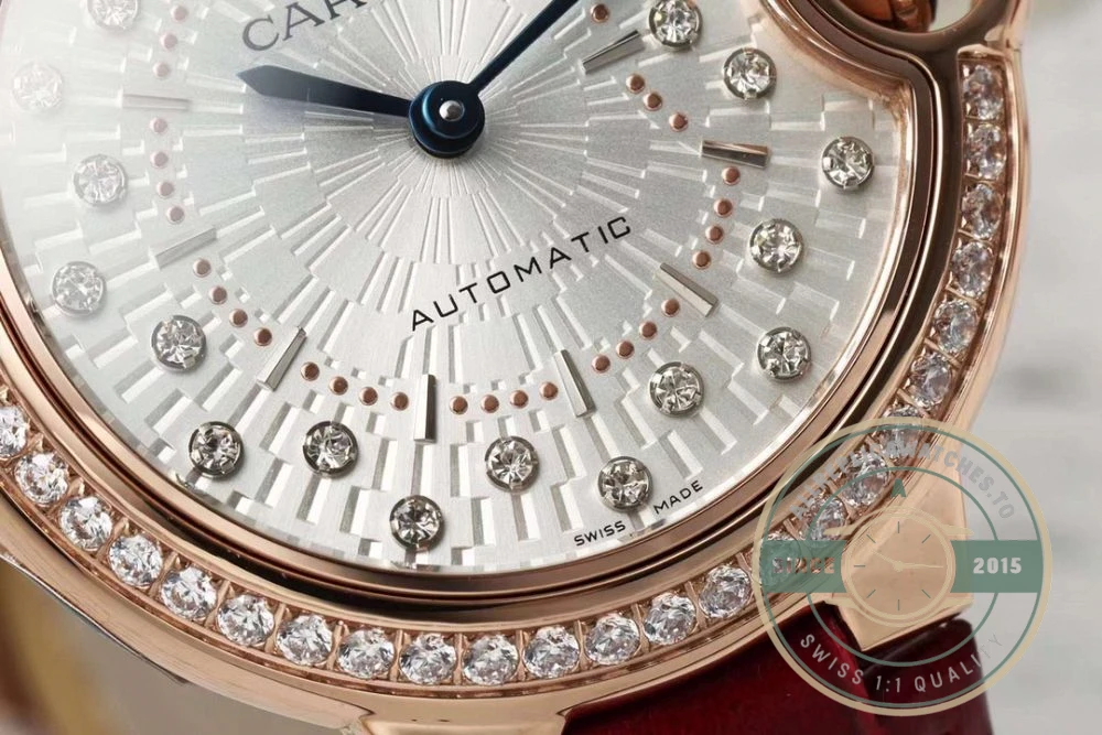 Replica Cartier Ballon Bleu de Cartier Red Strap WJBB0080 - Luxury Replica Watch