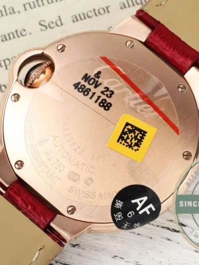 Replica Cartier Ballon Bleu de Cartier Red Strap WJBB0080 - Affordable Luxury Replica Timepiece