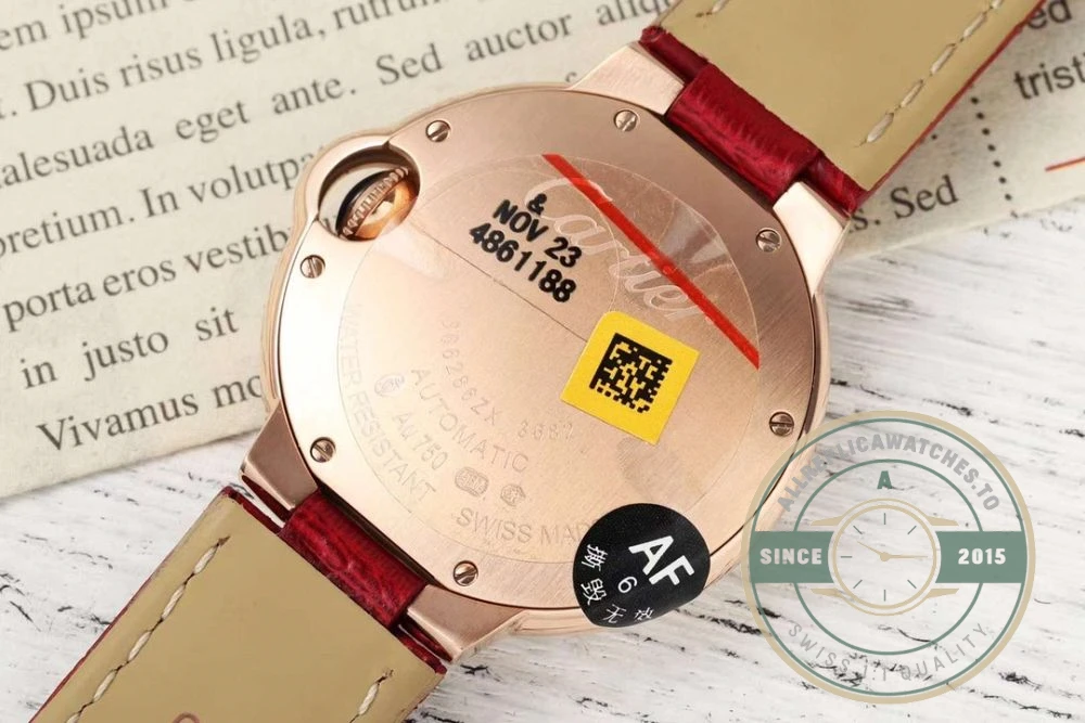 Replica Cartier Ballon Bleu de Cartier Red Strap WJBB0080 - Affordable Luxury Replica Timepiece