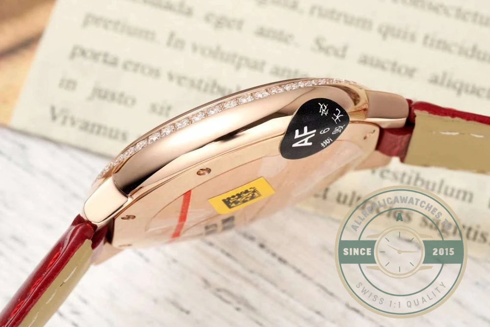 Replica Cartier Ballon Bleu de Cartier Red Strap WJBB0080 - Luxury Replica Watch