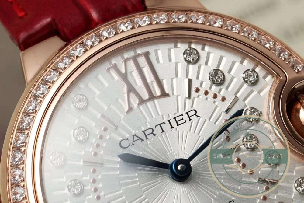 Replica Cartier Ballon Bleu de Cartier Red Strap WJBB0080 - 1:1 Swiss Replica Watch