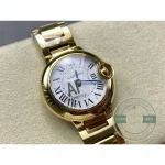 Cardinal hours marked in painted Roman numerals on silvered guilloche