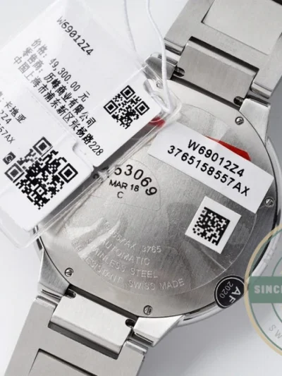 Replica Cartier Ballon Bleu de Cartier Silver Stainless Steel Series W69012Z4 - 1:1 Swiss Replica Watch