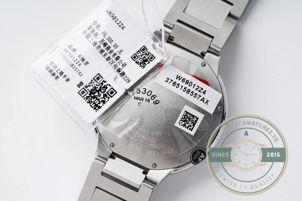 Replica Cartier Ballon Bleu de Cartier Silver Stainless Steel Series W69012Z4 - 1:1 Swiss Replica Watch