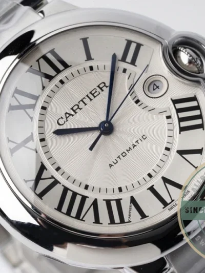 Replica Cartier Ballon Bleu de Cartier Silver Stainless Steel Series W69012Z4 - Swiss Movement Replica Watch