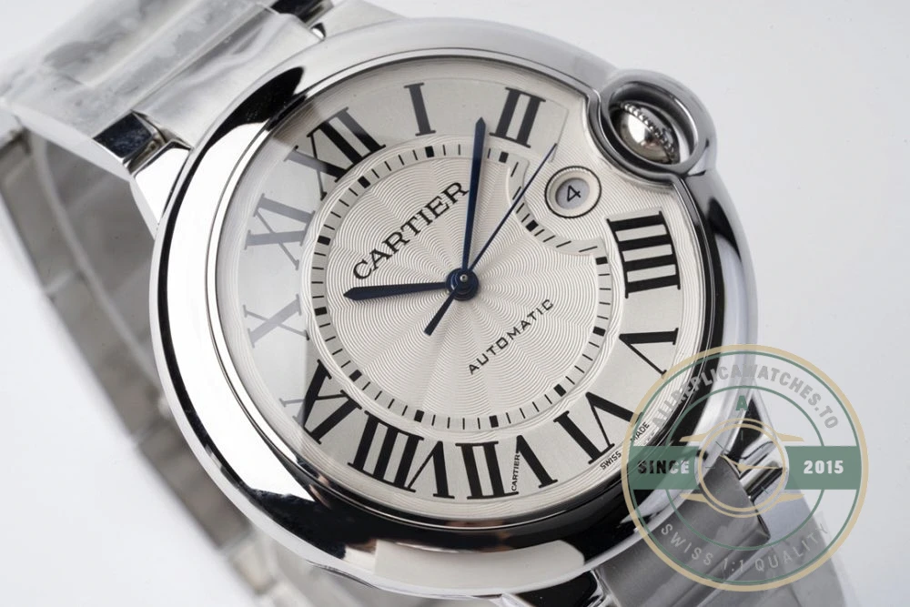 Replica Cartier Ballon Bleu de Cartier Silver Stainless Steel Series W69012Z4 - Swiss Movement Replica Watch