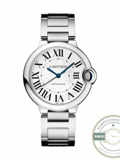 Replica Cartier Ballon Bleu de Cartier Women Silver 33 mm WSBB0044 - Best Quality Replica Watch
