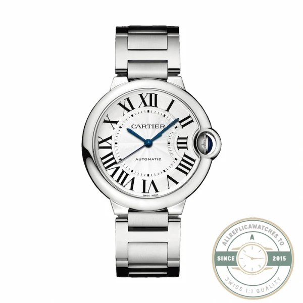 Replica Cartier Ballon Bleu de Cartier Women Silver 33 mm WSBB0044 - Best Quality Replica Watch