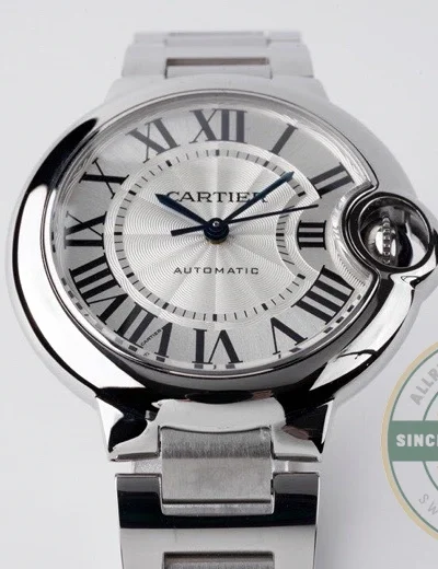 Replica Cartier Ballon Bleu de Cartier Women Silver 33 mm WSBB0044 - Swiss Movement Replica Watch