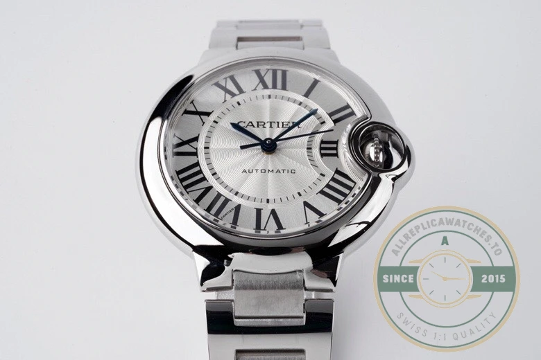 Replica Cartier Ballon Bleu de Cartier Women Silver 33 mm WSBB0044 - Swiss Movement Replica Watch