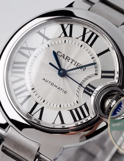 Replica Cartier Ballon Bleu de Cartier Women Silver 33 mm WSBB0044 - 1:1 Swiss Replica Watch